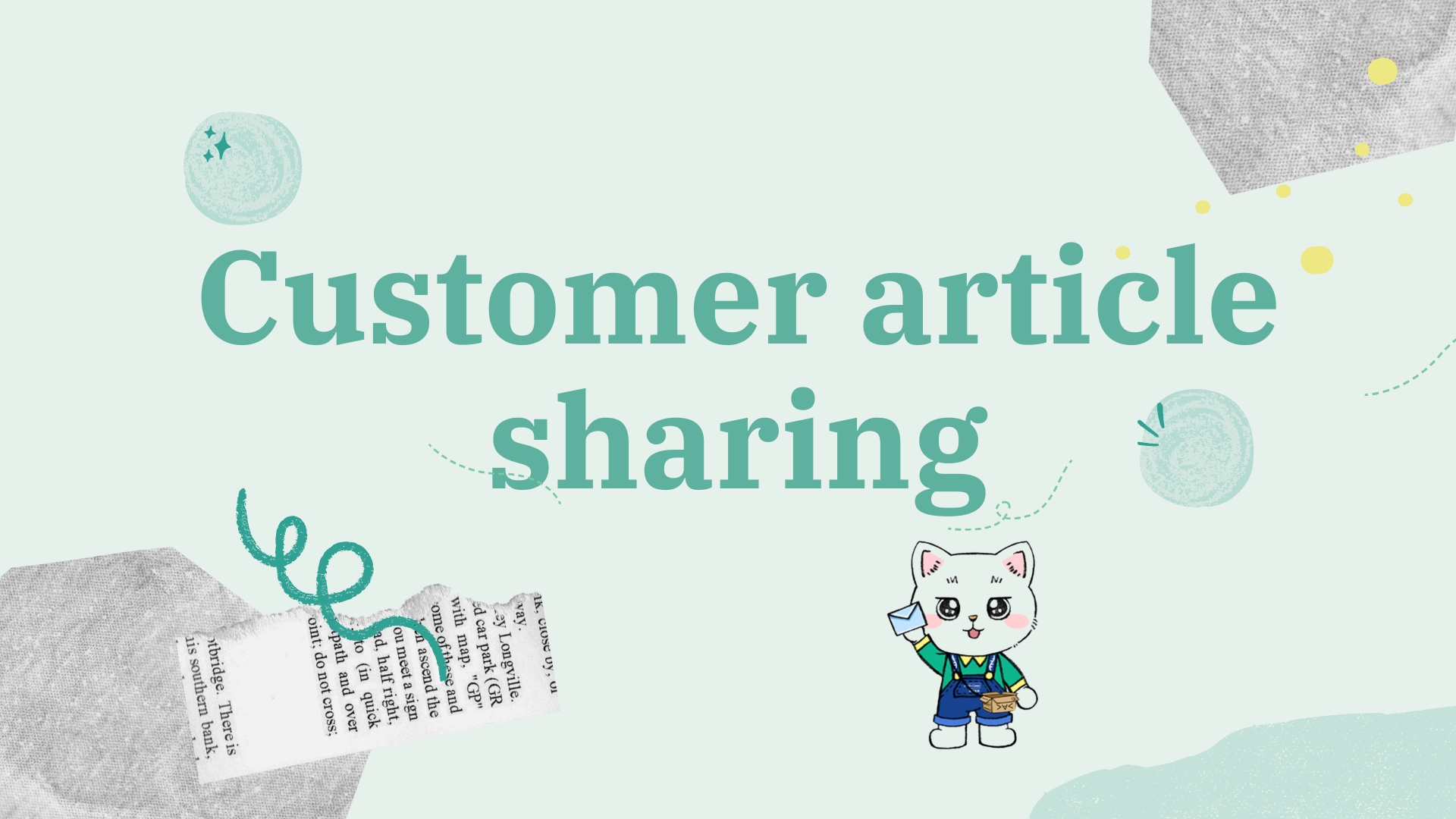 Customer Article｜Summary of Client Articles(Updating)